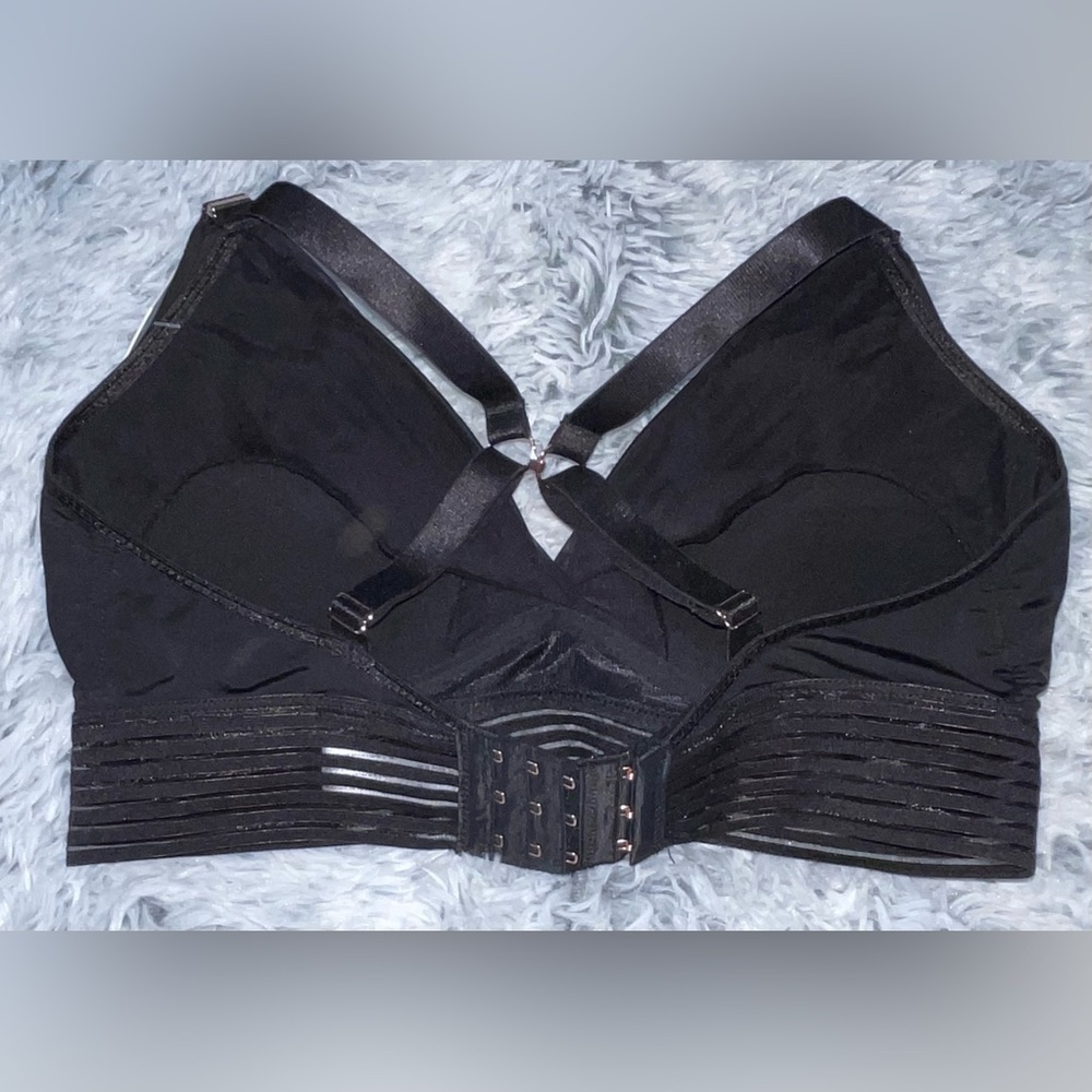 ProjectMe by Hotmilk AMBITION TRIANGLE CONTOUR BLACK NURSING BRA - WIREFREE - Picture 9 of 12